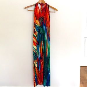 Multi-color maxi dress- size 12